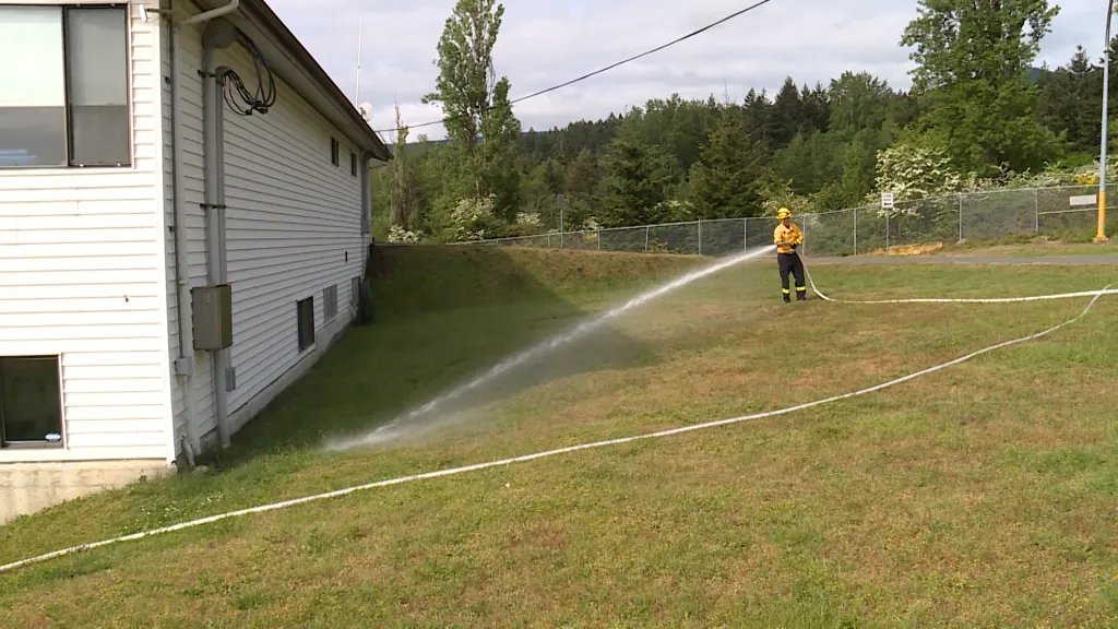 Firefighters converge in Nanaimo for wildfire firefighting exercise